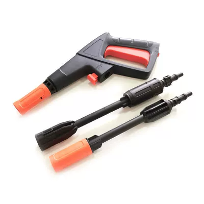 Car Washing Machine Accessories High-Pressure: High pressure car wash water gun - yili-4-series-quick-plug-long-gun-a2-metal-valve