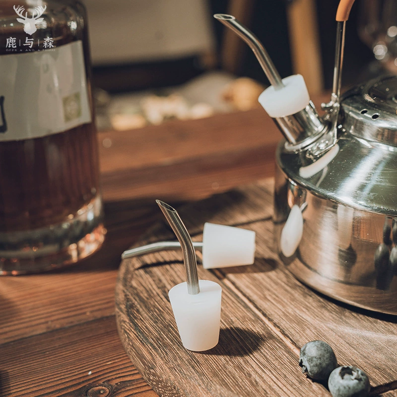 Открытый кемпинг кофейник удлинитель рта силиконовый носик из нержавеющей стали ручной чайник для воды СИП портативный отводной носик