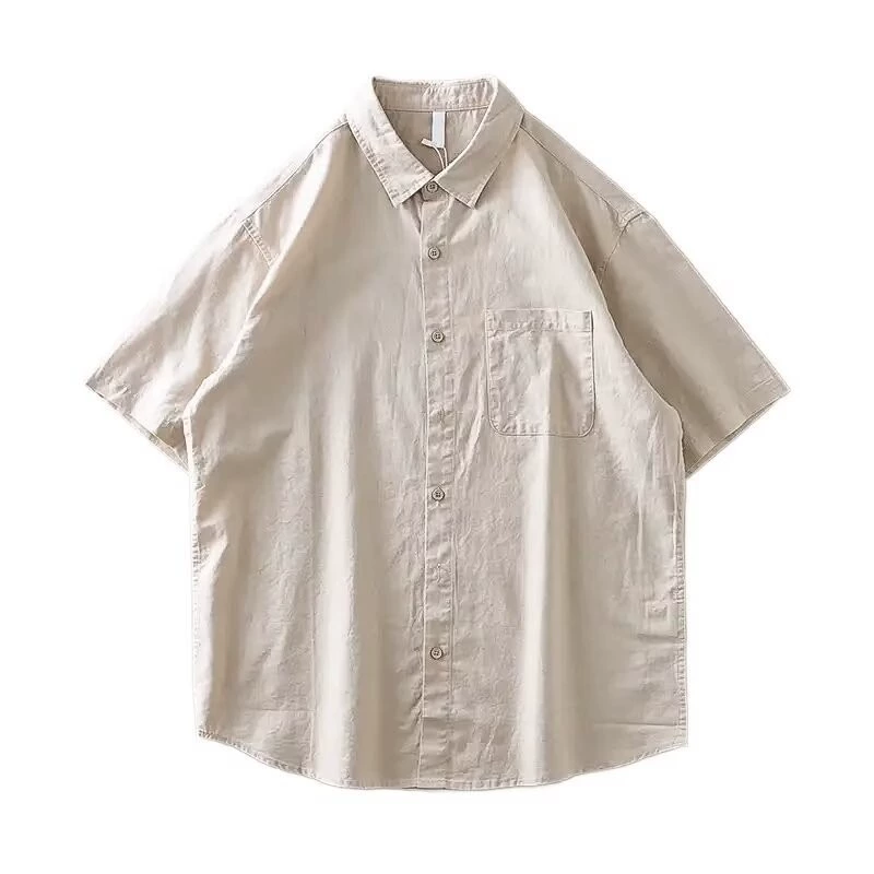 Summer thin shirt, jacket, Korean style, oversize, high-quality style