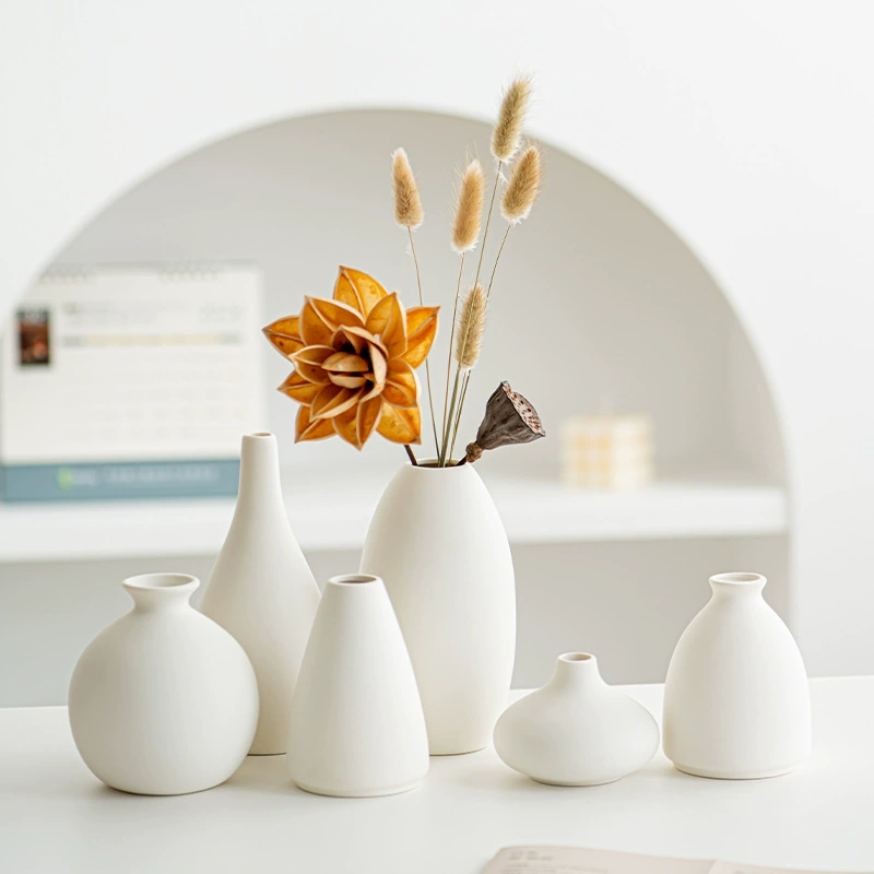 Повседневная белая керамическая ваза для детей, сделай сам, нарисованное граффити, сухоцветочное сосуд, книжный шкаф, декоративные украшения, домашние изделия ручной работы