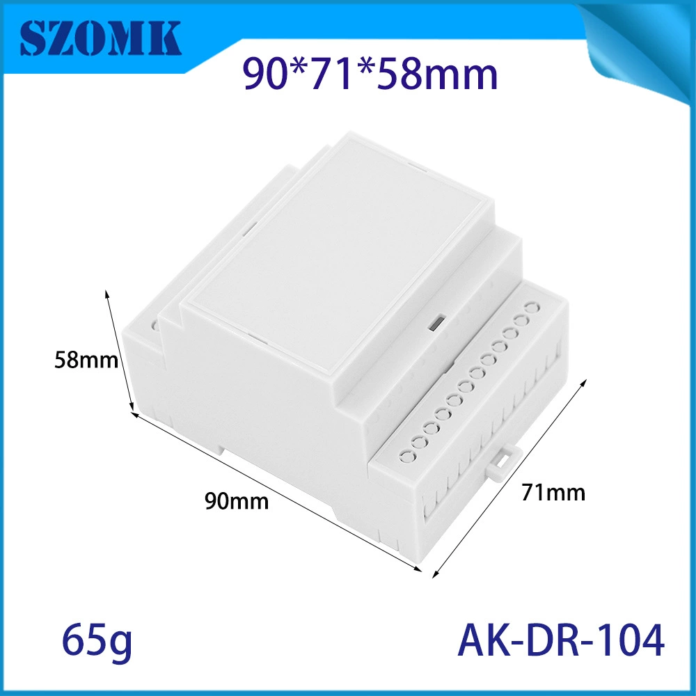 Корпус контроллера переключателя питания Ocom с направляющей PLC Промышленный инструмент управления приборной коробкой пластиковый корпус DR104