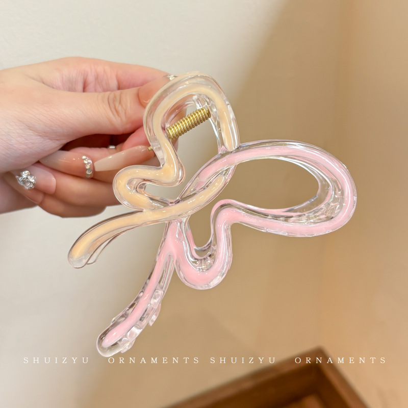 Clip de agarre, gran cantidad de cabello, horquilla esmerilada, horquilla simple, horquilla de tiburón, nuevo y exquisito tocado de alta gama, horquilla femenina