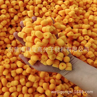 源头厂家定制植绒唇彩棉头  唇彩海绵子弹头 化妆工具植绒海绵头