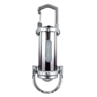 Light, Waterproof, Super Bright, UV fənərlər - extended-black-and-silver-keychain-light