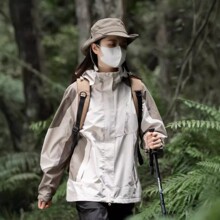 冲锋衣三合一可拆卸防泼水女休闲春秋外套户外潮流防风登山服夹克