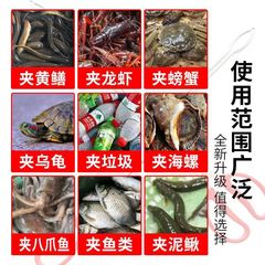 Eel and Loach Gripper, Non-Slip Eel Clamp for Beachcombing, Stainless Steel Snake Grabber with Extension, Lengthened Crab Clip, and Trash-Picking Tool