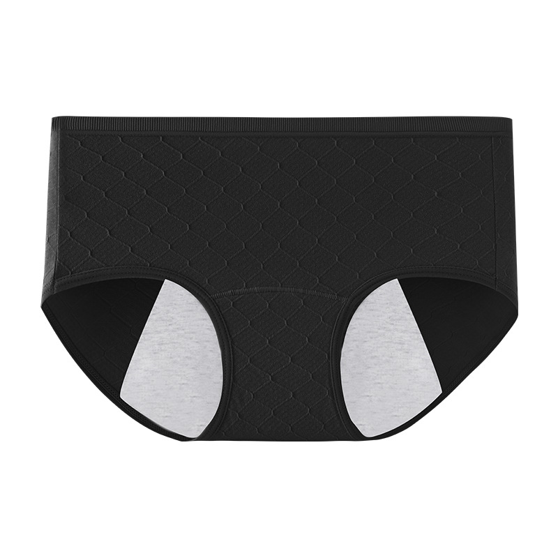 Ropa interior fisiológica de algodón puro para mujer entrepierna alargada 7A algodón antibacteriano período menstrual a prueba de fugas período período período período período tía pantalones de seguridad nuevo