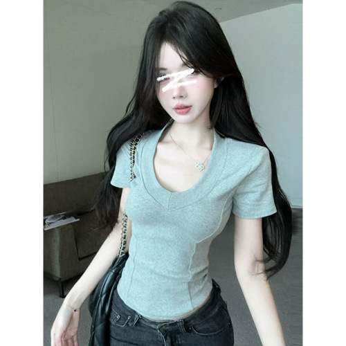 Cross-border Southeast Asian niche summer spicy short-style high-waisted design 62945