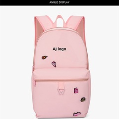 AJピンクのランドセルの学生カバンの男女のスポーツバッグのリュックサックの新型のレジャーバッグのかわいい高い顔の値の大容量