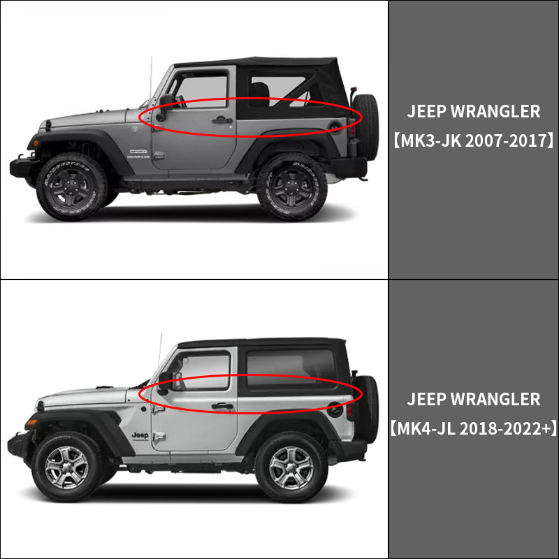 Suitable for Jeep Wrangler Window Visor Jeep Wrangler Jk Jl Window Visor