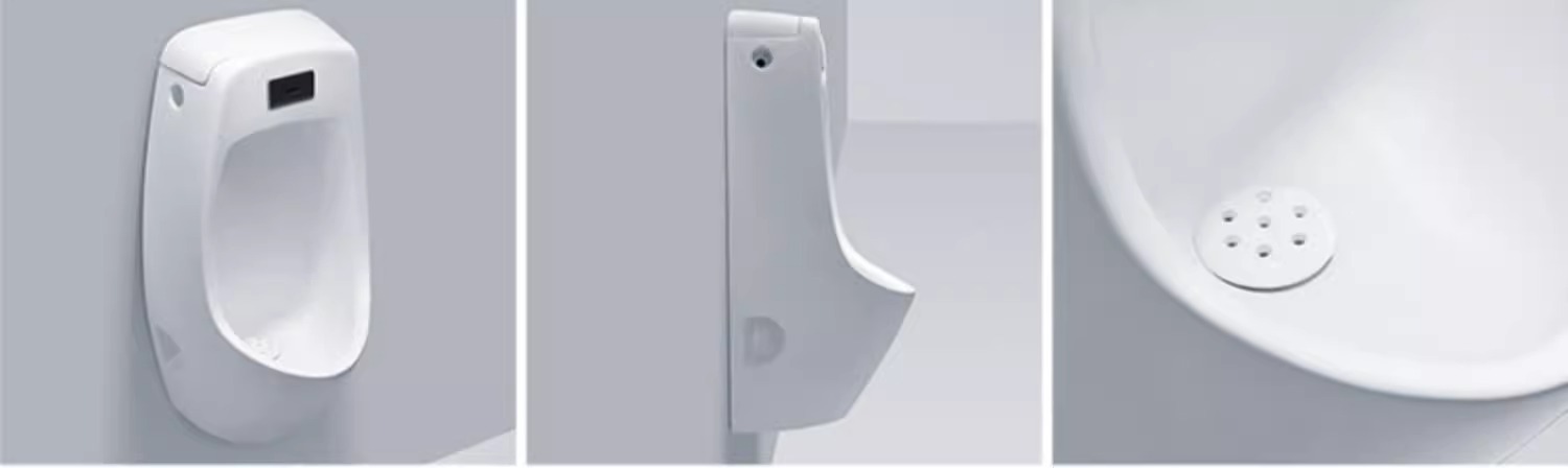 Integrated automatic sensor urinal for men, wall-mounted ceramic urinal, wall-mounted urinal, floor-standing urinal pool undefined