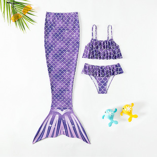 Mermaid swimsuit girls' swimsuit mermaid tail skirt Princess split bikini swimming suit