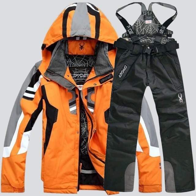 Yuanyi nuevo conjunto de ropa de esquí, abrigo impermeable a prueba de frío, calentamiento, ropa de hombre, pantalones de algodón, ropa de montaña al aire libre