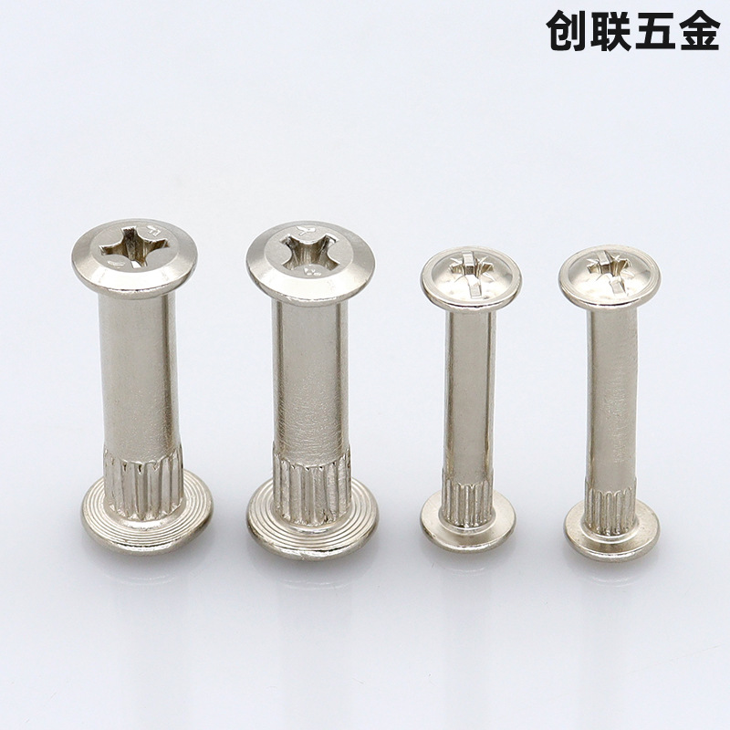 Tornillo de madera contrachapada M4 Tornillo de madera contrachapada M6 tornillo hebilla tuerca niño y madre Cierre de tornillo conector de madera