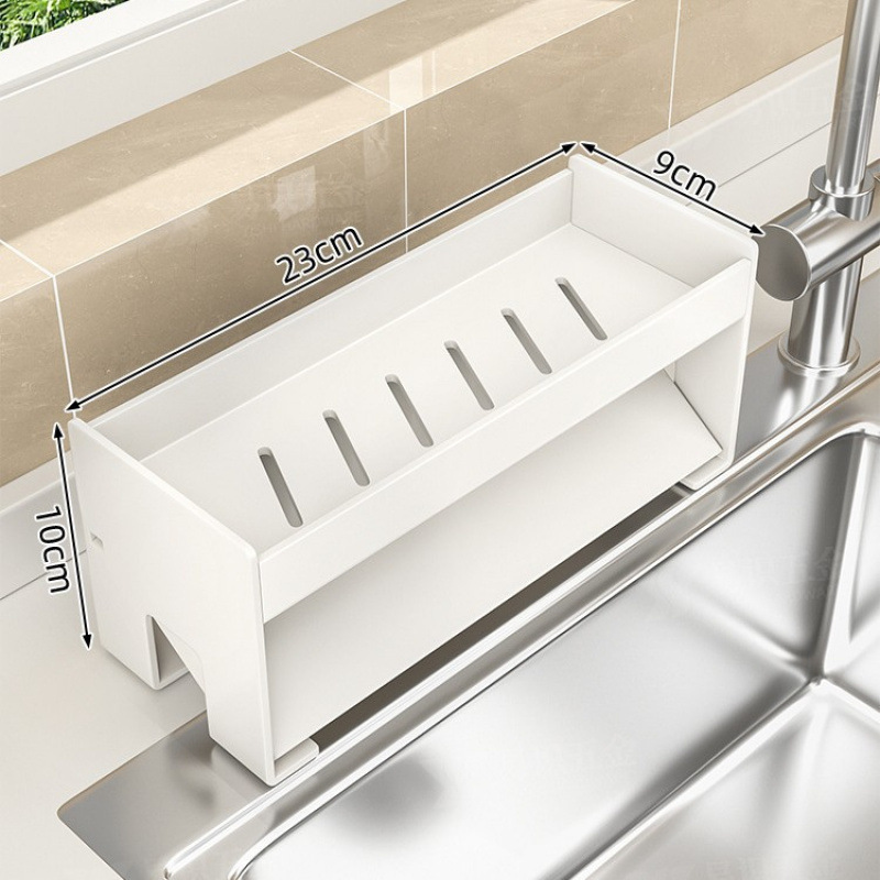 두꺼워지고 커진 유백색 - 조리대 배수 바구니 제조업체 공개 모델 * 건식 및 습식 분리 - 배수 및 항균
