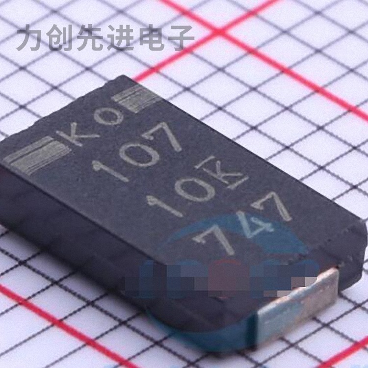T520V107M010ATE025 参数 100uF(107) ±20% 10V 钽电容