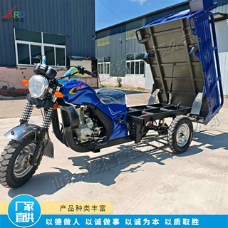 货运汽油载重摩托车 非洲中东燃油自卸车 农用代步三轮运输车