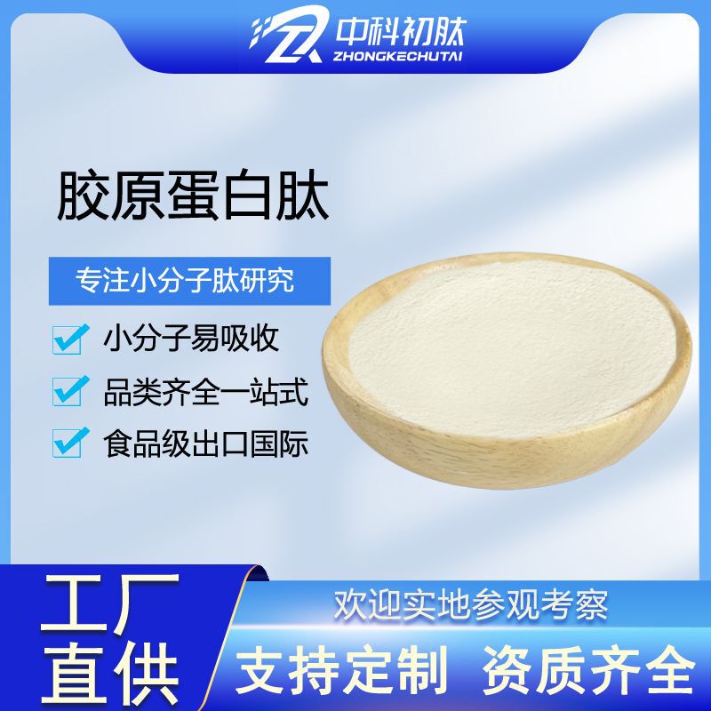 Food-Grade Bovine Collagen Peptide Powder 99 Small Molecules Easily Absorbed Hydrolyzed Collagen Bovine Enzymatic Hydrolysis High Protein