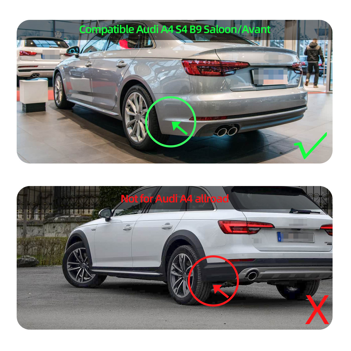 Suitable for 16-19 Audi A4L Audi A4 S4 B9 Cross-Border Export Car Fenders