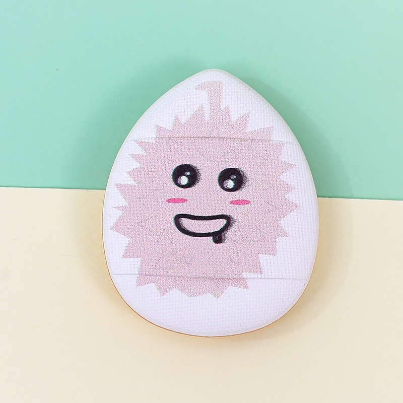 Polvo de dedo personalizado mini pulgar polvo de pulgar impresión de superficie de la piel concelector pequeño cojín de aire triángulo marshmallow esponja de maquillaje