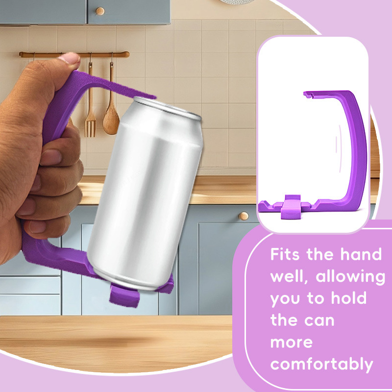 Nuevo evento de fiesta transfronterizo, fijador de latas, mango de lata, taza de agua para el hogar, agarre de lata de refresco