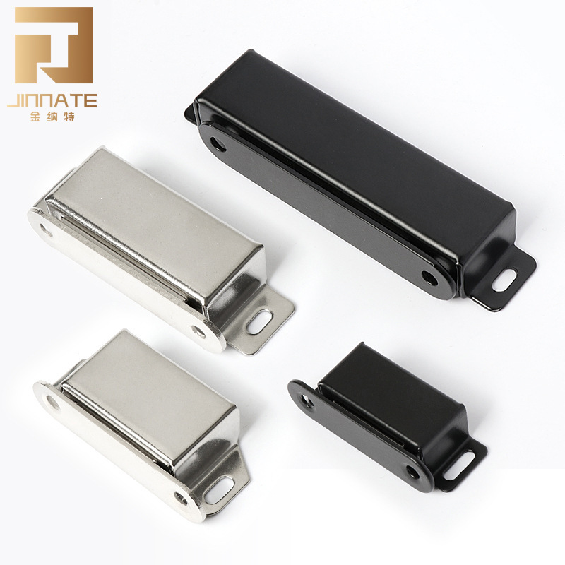 Jinnaite stainless steel wardrobe door magnetic drawer cabinet suction touch bead suction joint sliding door strong door magnetic sheet