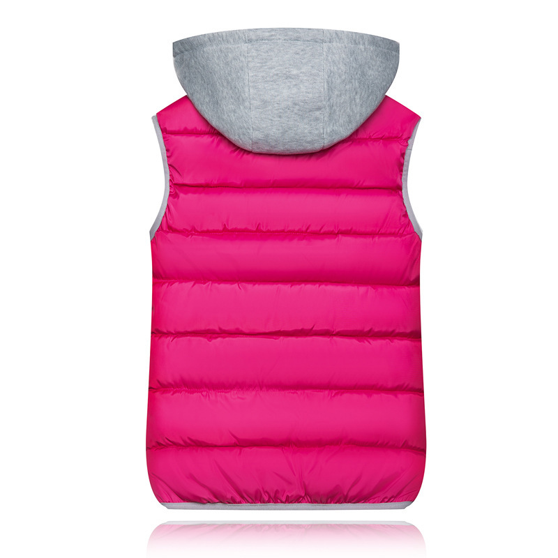 Gilet décontracté de couleur unie pour femmes_voghion.com