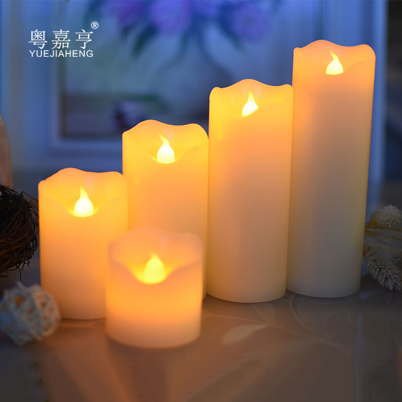 新五波led電子蠟燭燈假蠟燭閃爍婚慶浪漫生日求婚告白裝飾引路燈