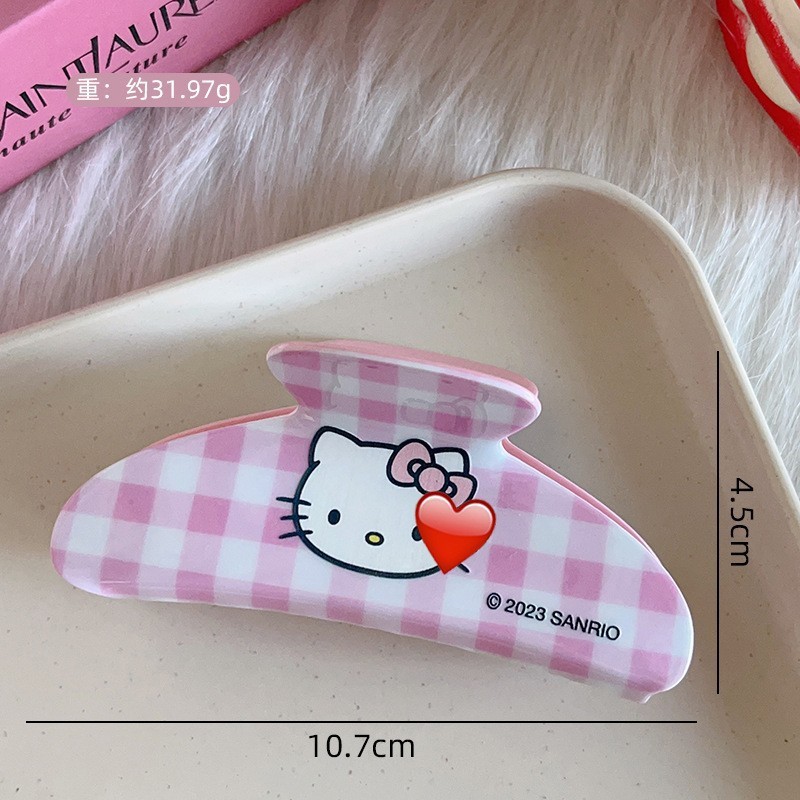 4348 pink plaid KTT gripper