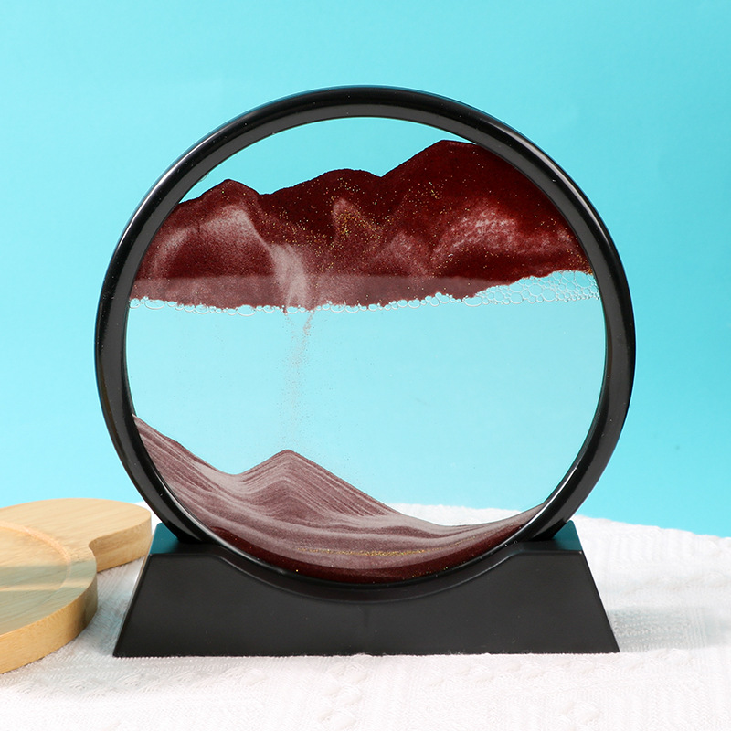 7inch 블랙 프레임 커피 색상 유사