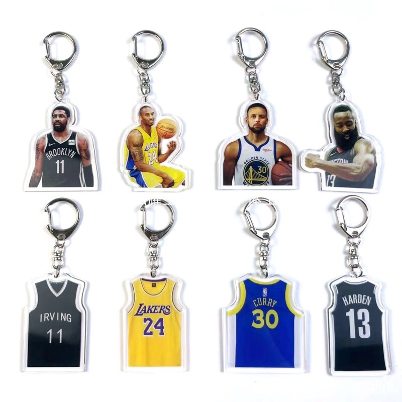 Dropshipping Kobe Curry James Irving Nick Young Basketball Jersey Keychain Backpack Pendant Dropshipping Kobe Curry James Irving Nick Young Basketball Jersey Keychain Backpack Pendant