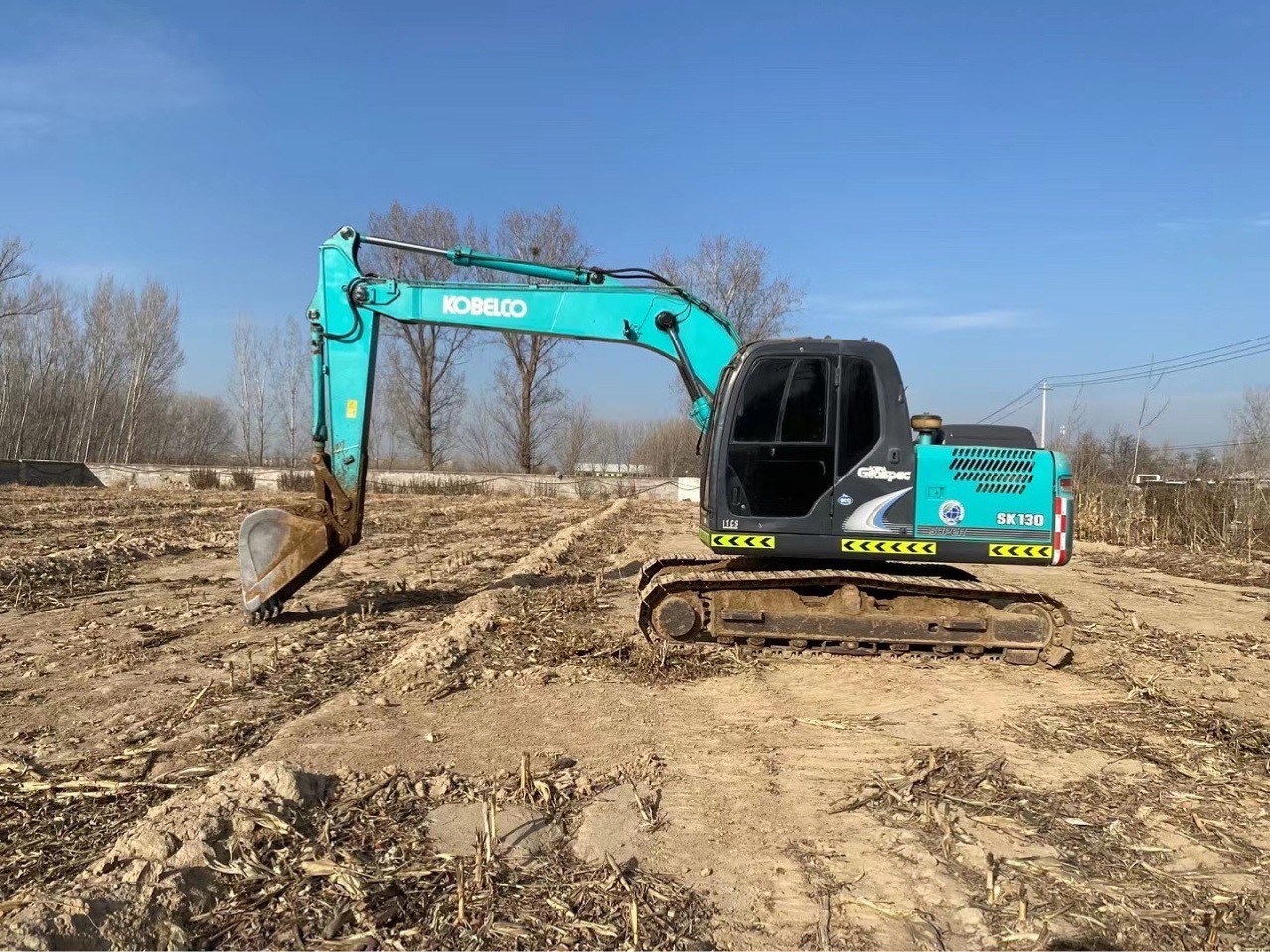 Exportación de comercio exterior de segunda mano Guangdong Shengang 130 excavadora