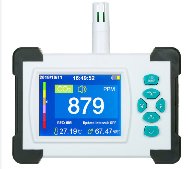 Cross border Specifically for goods in stock Indoor Environment co2 Gas monitor CO2 concentration Tester PDF data