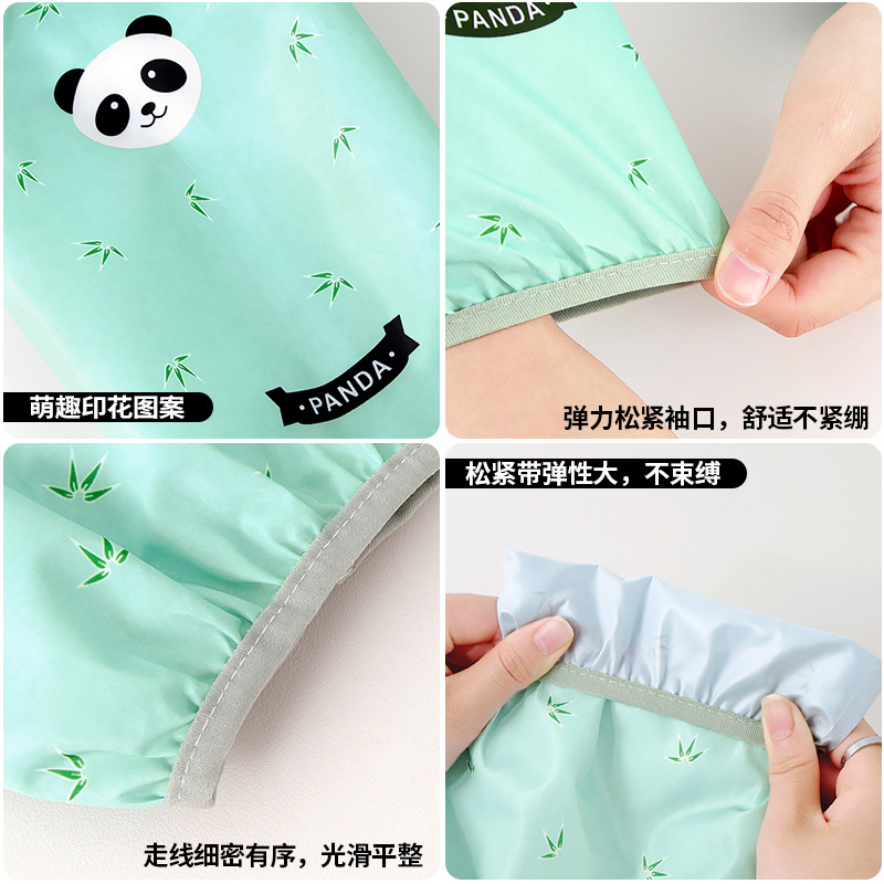 Otoño e invierno manga hombres y mujeres adultos a prueba de aceite impermeable anti-sucio hogar cocina restaurante Oficina oversleeves