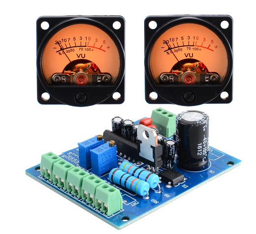 电平表 VU表头 功率表 2只VU表头1块驱动板套件