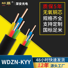WDZN-KYY阻燃B级B1级低烟无卤450/750V工厂批发控制电缆WDZ-KYY