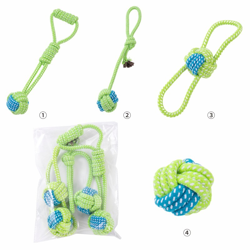 Pet Supplies Dog Toy Rope Knot Carrot Cotton Rope Ball Not Resistant to Chewing Small Size Dogss Teeth Grinding Self-Pleasure to Relieve Boredom and Fun