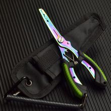 新款彎嘴多功能路亞鉗垂釣綁鈎剪線壓鉛皮剪鉛皮多用源頭工廠供應