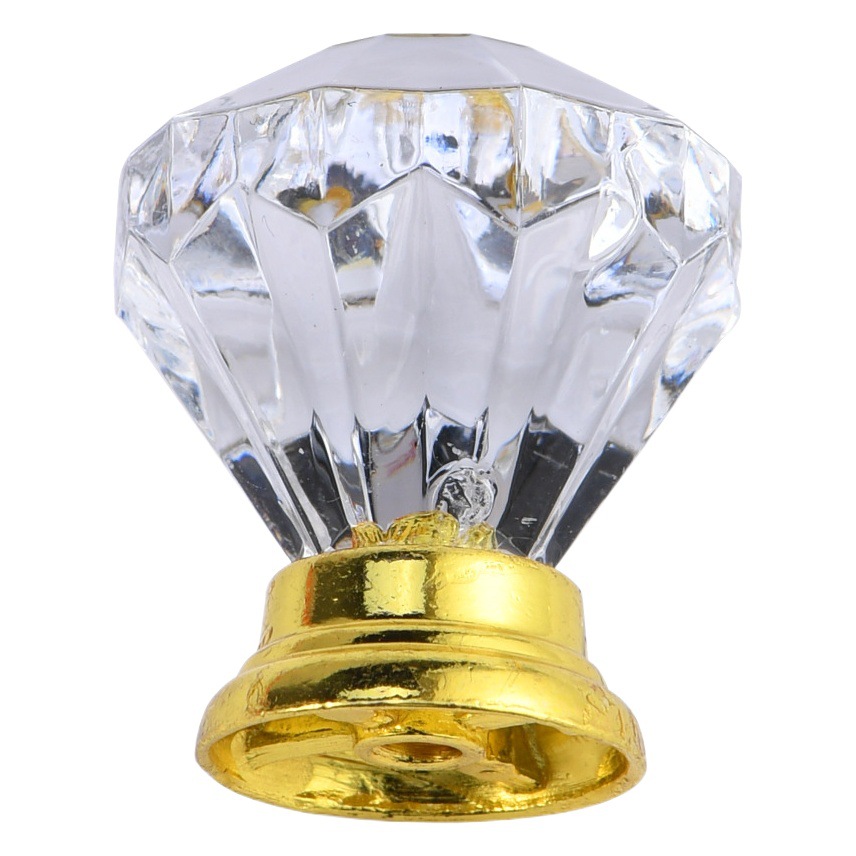 Jingmao-017 nuevo chino cristal manija transparente puerta del gabinete del cajón manija de la puerta del gabinete de acrílico manija de plástico