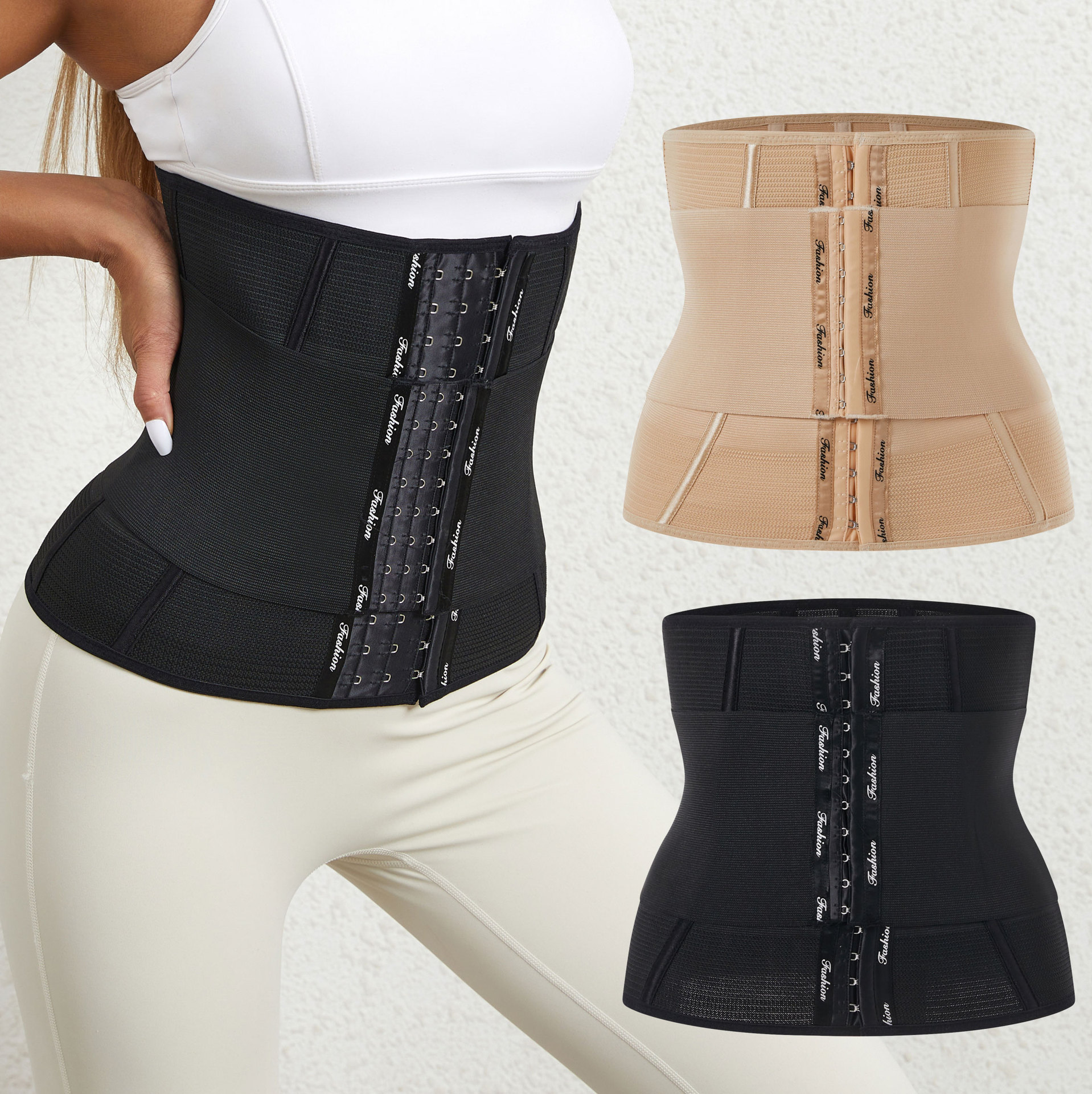 28CM breathable belly belt pregnant women postpartum repair corset double-layer waist seal reinforced corset belt body shaping clothes