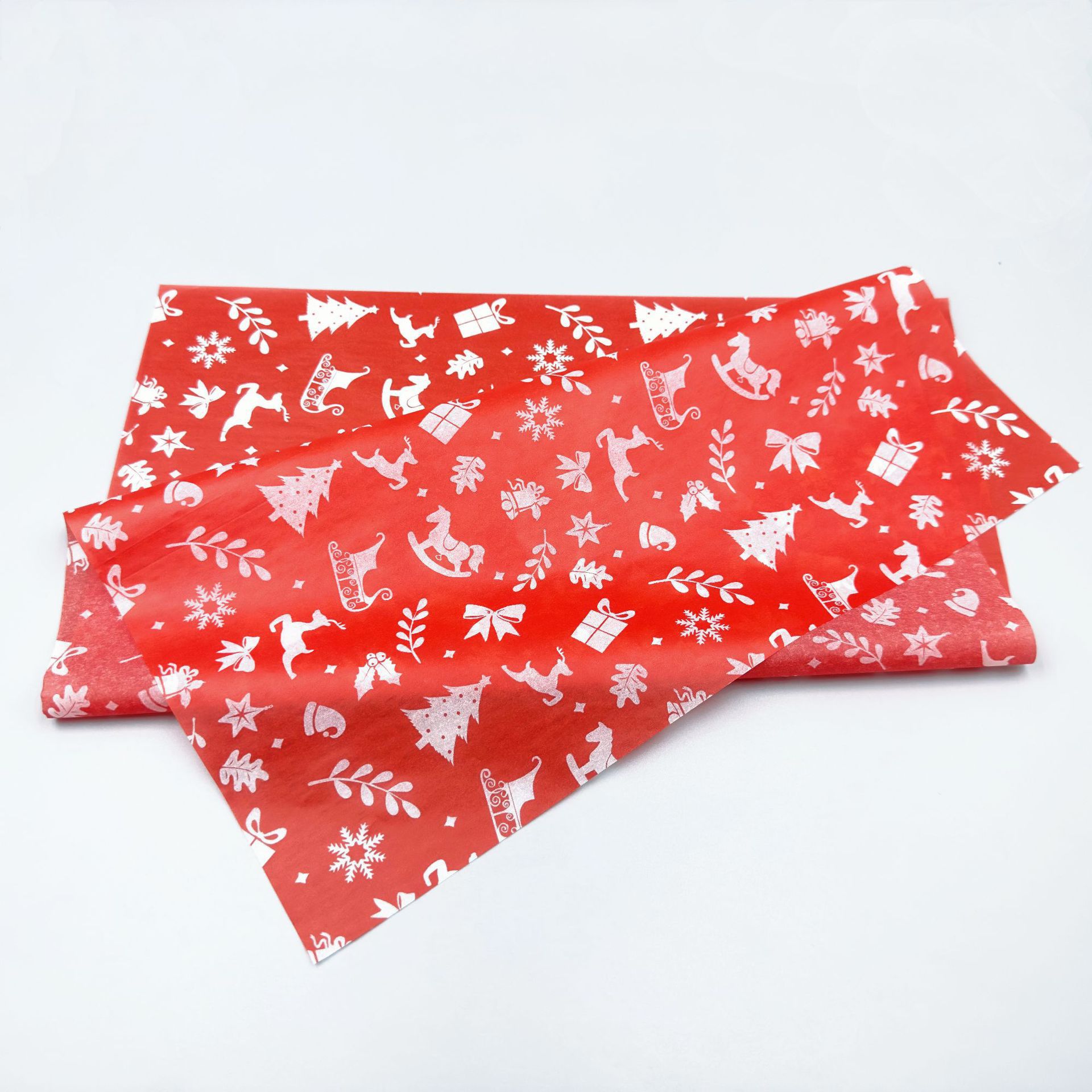Papel de embalaje de manzana de Navidad de Nochebuena, dulces de Navidad, Papel de Sydney Papá Noel, Papel de embalaje de caja de regalo de alce