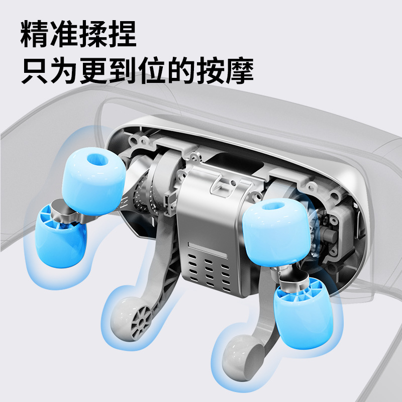 Masajeador de columna cervical multifunción transfronteriza cuello hombro compresa caliente clip de cuello amasado chal trapecio masajeador de hombro y cuello