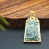 天然缅甸翡翠A货 吉祥山水牌项链男女士百搭简约多样性发其一9008|ms
