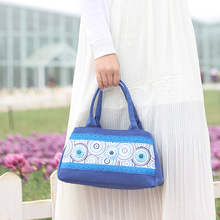 云南旅游款特色绣花手提包民族风包包国风妈咪手拎包女隔层装雨伞