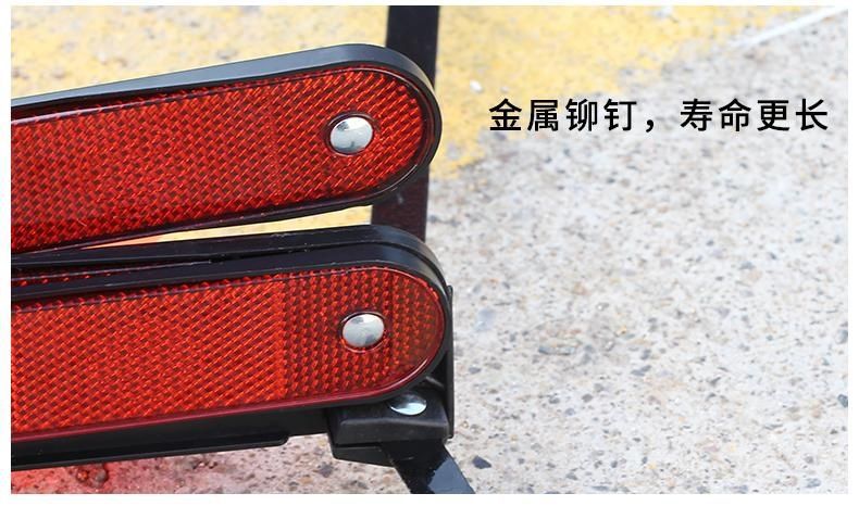 Car warning triangle, essential eight-piece set for new cars, car fire extinguisher, three-piece vehicle inspection set, car annual inspection kit
