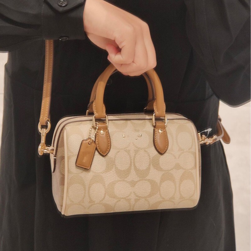 2024 Koujia High Version Classic Boston Mini Printed Pillow Bag Versatile Handbag Single Shoulder Crossbody Women's Bag