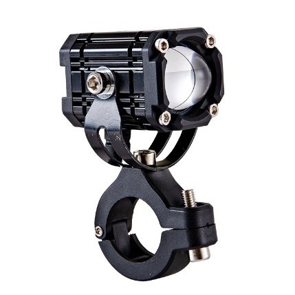 Lente de condensador superbrillante para motocicleta eléctrica, flash de explosión de ojos de demonios, luz de alto y corto alcance de dos colores, luz delantera para pavimentación de carretera