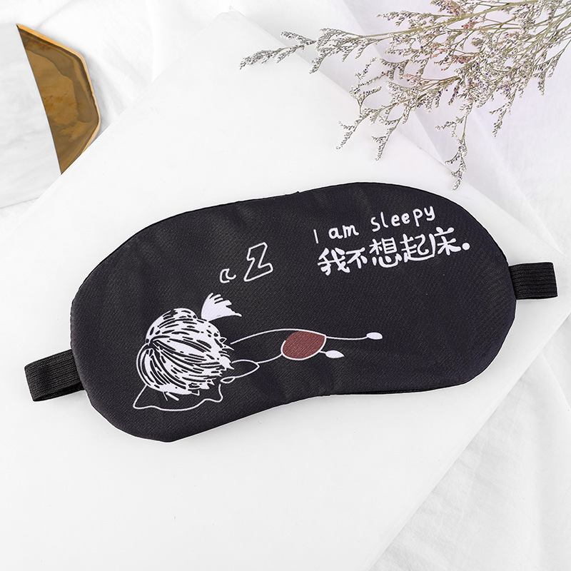 Mejores ventas 3D lindas máscaras de ojos para dormir máscaras de ojos para dormir máscaras de ojos de dibujos animados bolsa de hielo frío y caliente doble máscaras de ojos al por mayor en stock