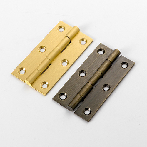 Pure copper hinge 2.5 inches small hinge 3 brass hinge 4 full copper mini hinge 1.5 jewelry box door hinge