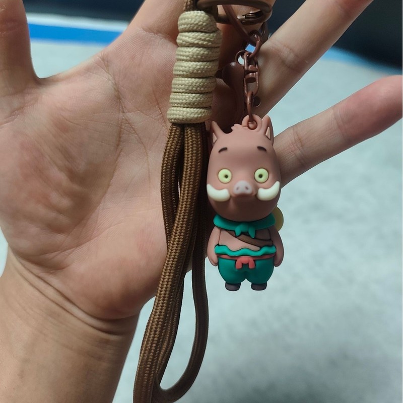 新品浪浪山小妖怪钥匙扣猩猩怪蛤蟆精公仔生日礼物包挂汽车钥匙扣|undefined